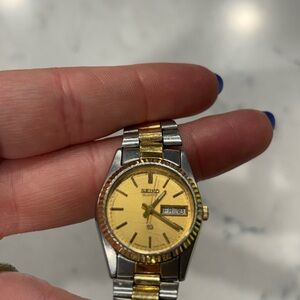 Seiko Women’s Gold and Silver Watch
